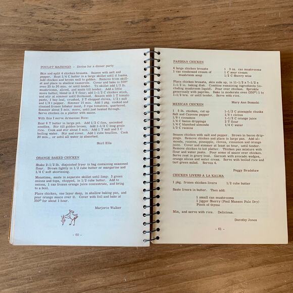 Soup to Nuts From the Sandpipers Cookbook 1961 Spiral Bound - Picture 13 of 14